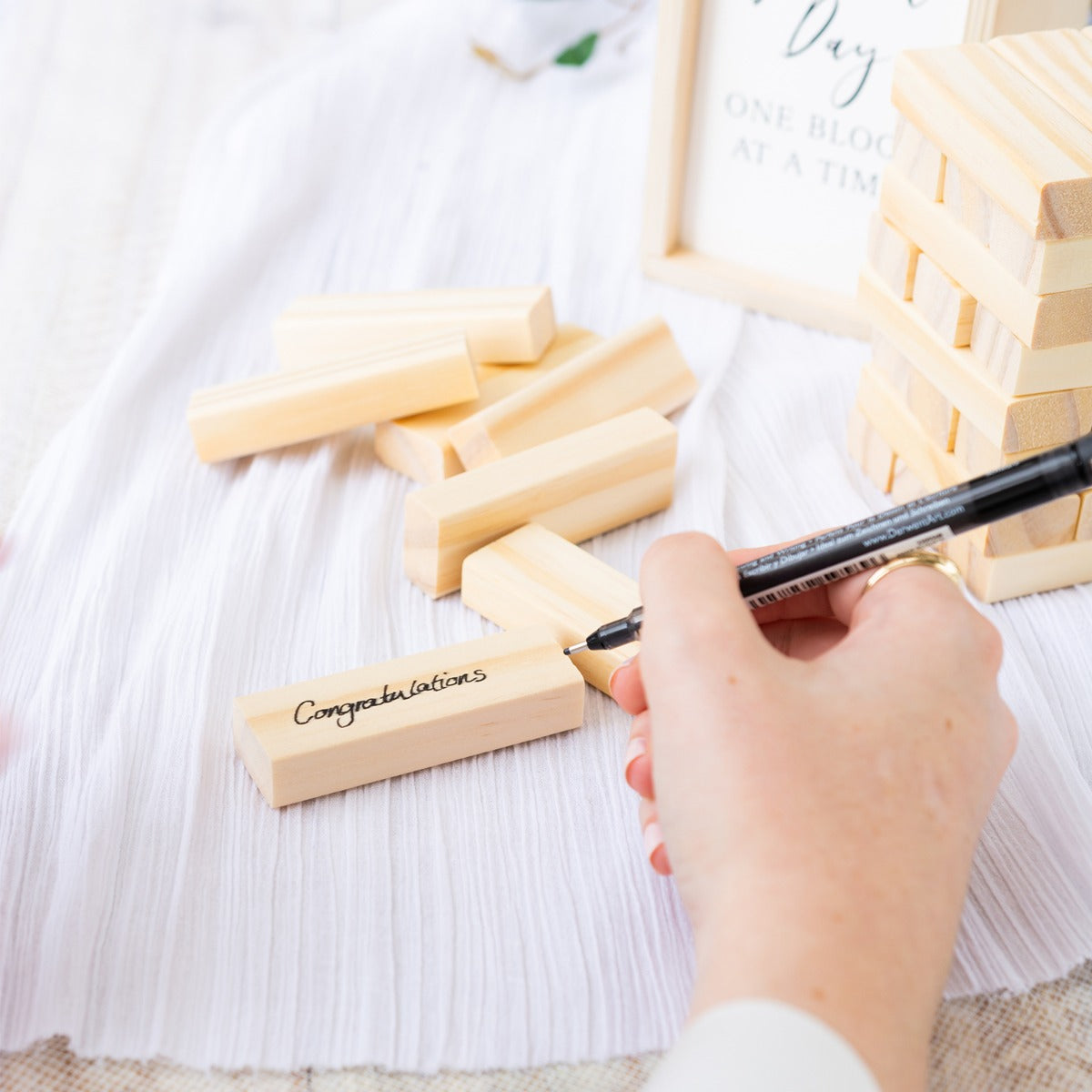 Wedding Signature Jenga Set
