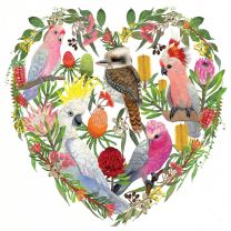 Greeting Card - Australian Heart 