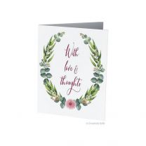 With Love and Thoughts Greeting Card