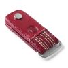 The Game Inswinger leather Key Ring - Cherry
